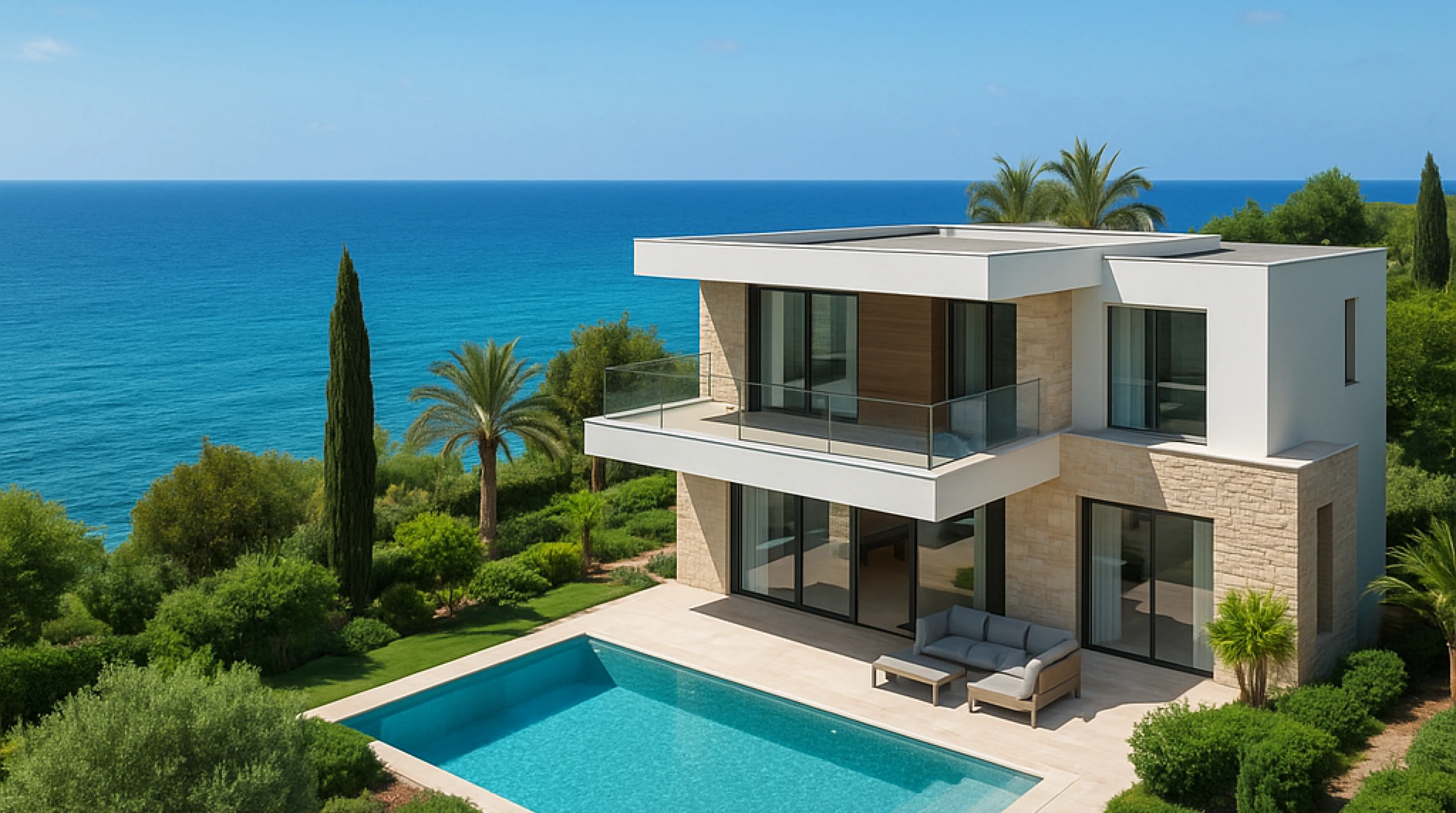 Coastal property in Cyprus Coastal property in Cyprus with sea view